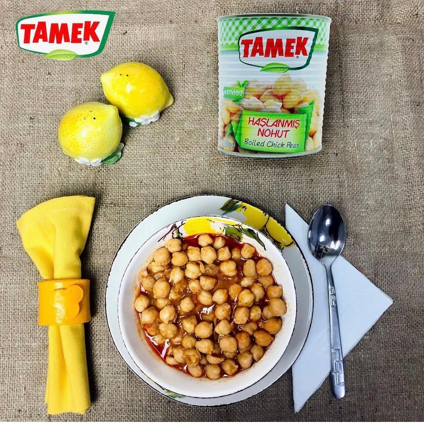 Tamek Haslanmis Nohut- Boiled Chickpeas 800gr