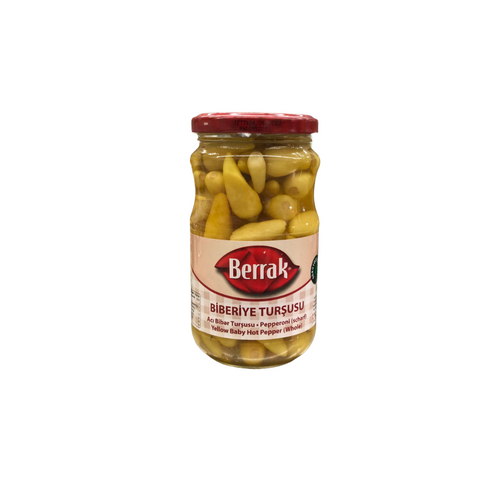 Berrak Yellow Baby Hot Pepper Pickles freeshipping - Arzum Market