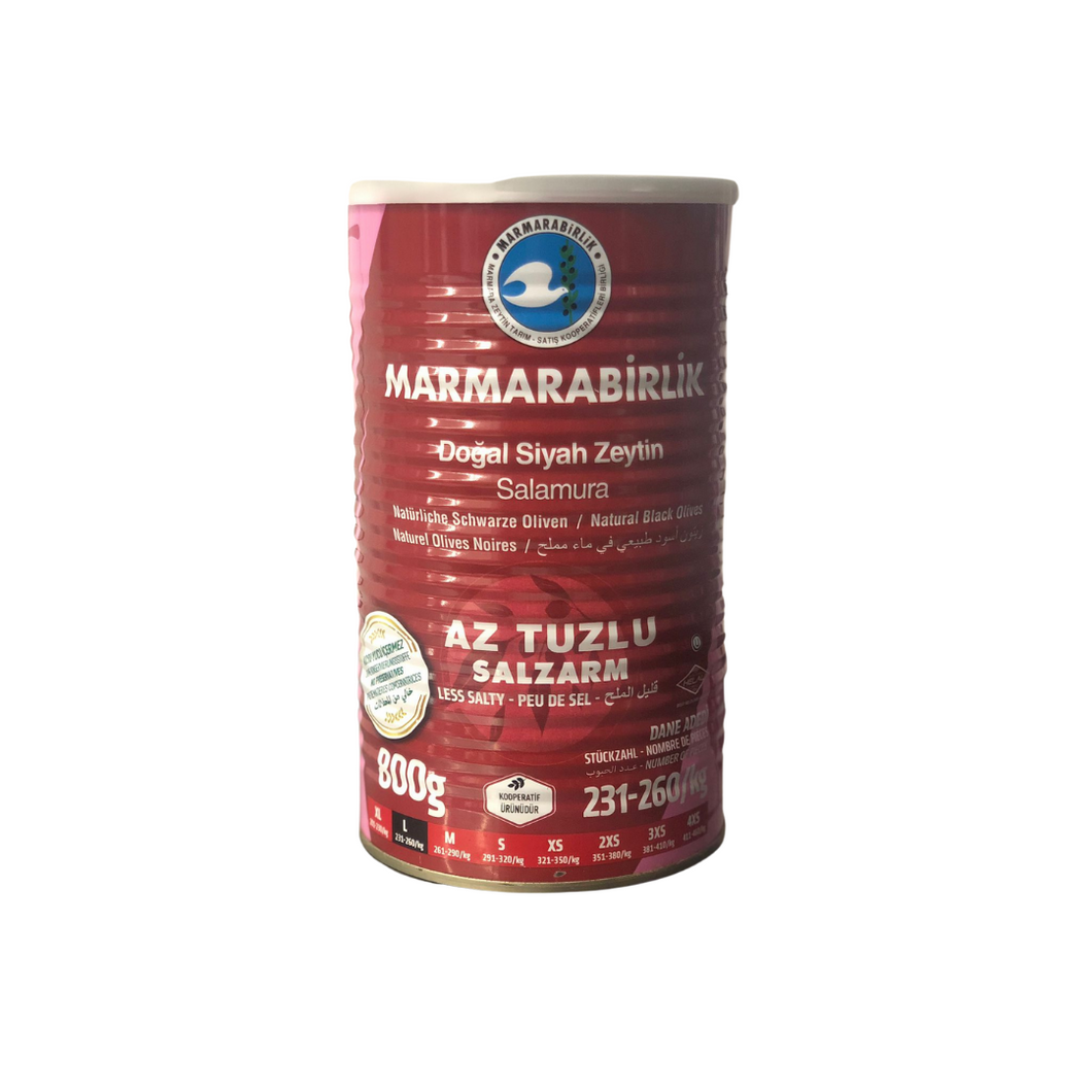 Marmarabirlik Black Olives (less salt) freeshipping - Arzum Market