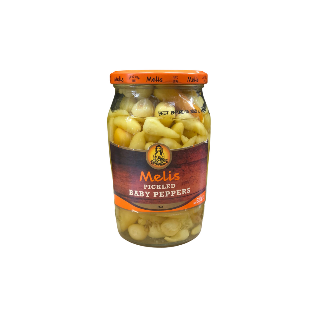 Melis Pickled Yellow Baby Hot Peppers freeshipping - Arzum Market