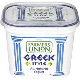 Farmers Union Greek Style Yogurt 1kg