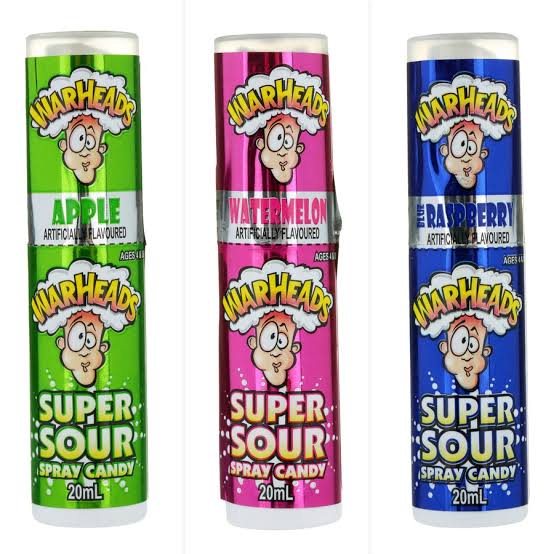 Warheads Super sour spray candy freeshipping - Arzum Market