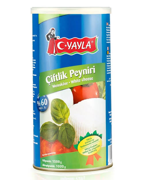 Yayla Ciftlik Peyniri- Yayla Sheep Cheese In Brine 800gr